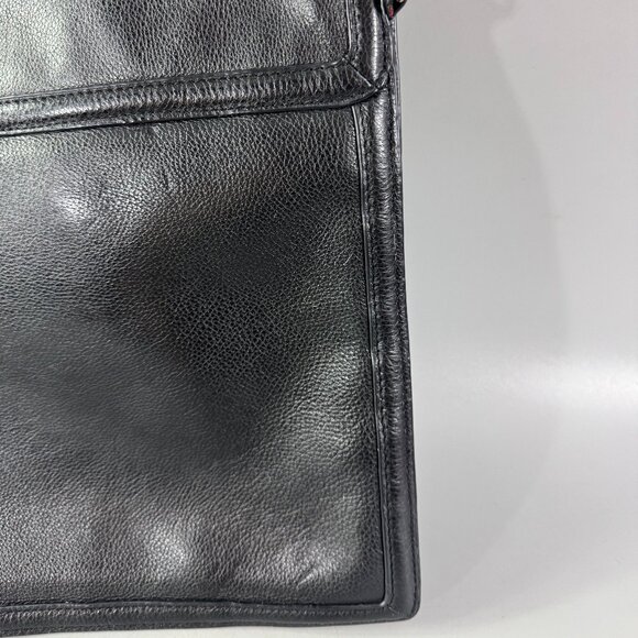 Tory Burch Black Leather Slim Shoulder/Crossbody Bag - Picture 7 of 15